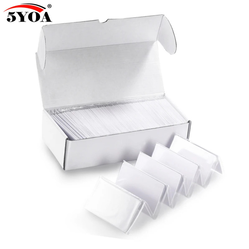 5YOA 10/20/50/100/200pcs EM4305 T5577 Blank Card RFID Chip Cards 125 khz Copy Rewritable Writable Rewrite Duplicate 125khz