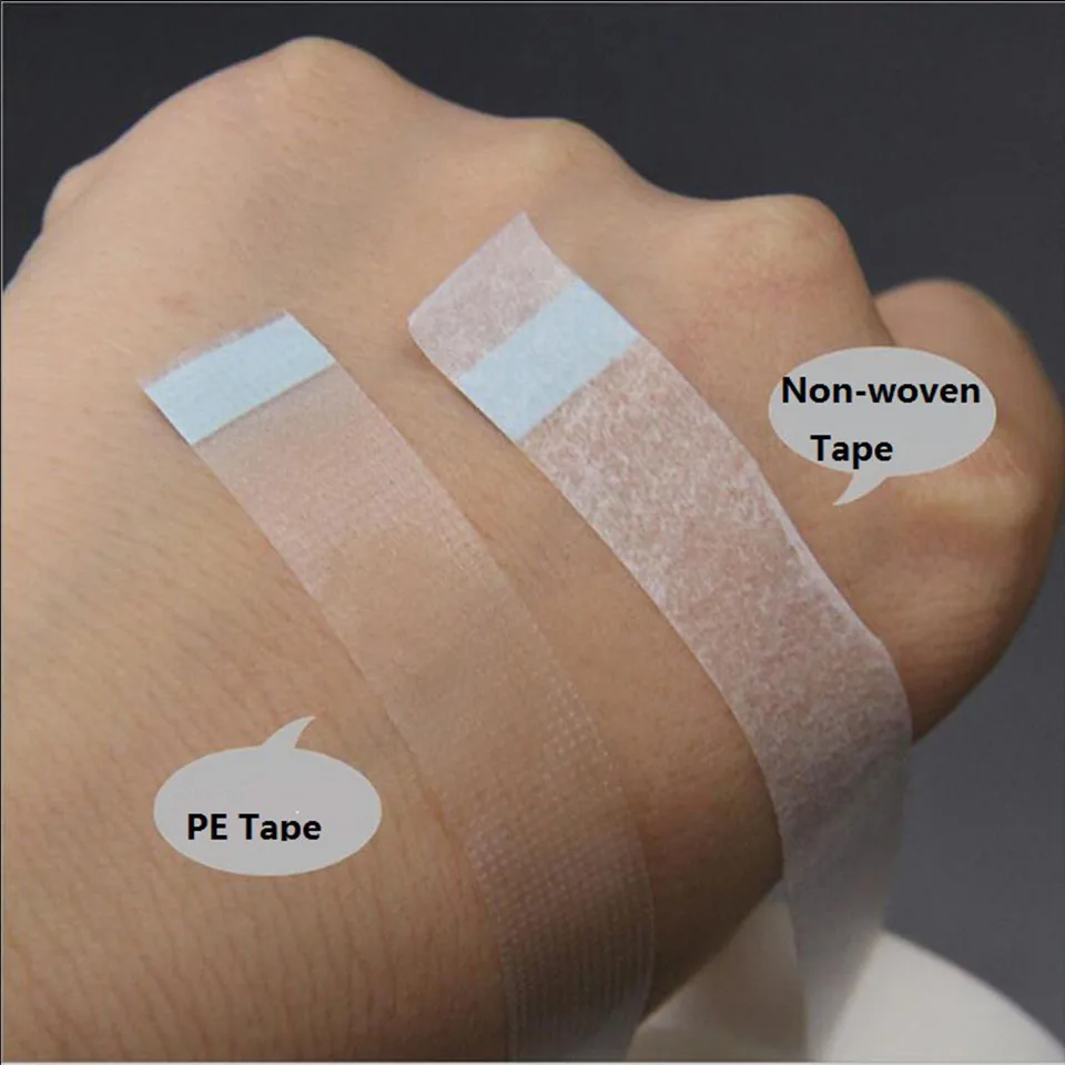 Lint Free Eyelash Extension Medical Tapes Holder PE Non-woven Breathable Tape Wraps Under Eye Pads Patch Adhesive Sticker Tools