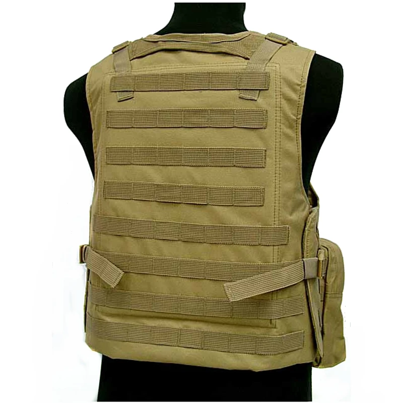 Chaleco táctico Ciras MOLLE portador de placas Airsoft y caza - imagen 3