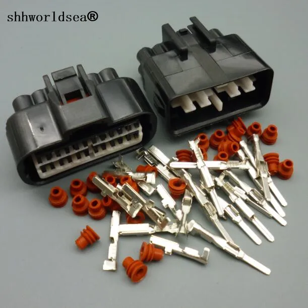 

shhworldsea 12 pin 2.2mm auto waterproof electrical housing plug wiring harness connector MG641340 MG 641340 MG651343 MG 651343