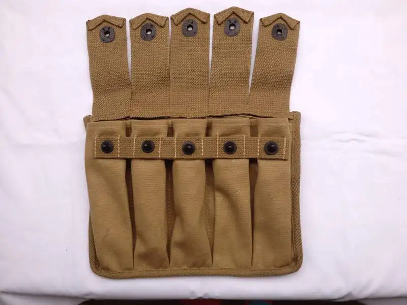 WWII US Amry Thompson Magazine Pouch 5 Cell 30 Rounds - US052