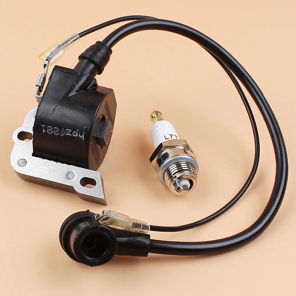 Módulo de bobina de ignição, vela de ignição para husqvarna 50 51 55 257 261 272xp, peças de reposição de motosserra