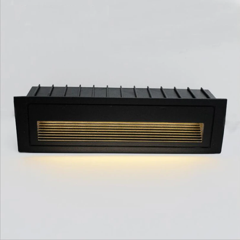 

YRANK Indoor 5W LED Wall Lamp Stair Step Recessed Buried Light 5W Staircase Steps Corner light AC85-265V DC12V Footlight