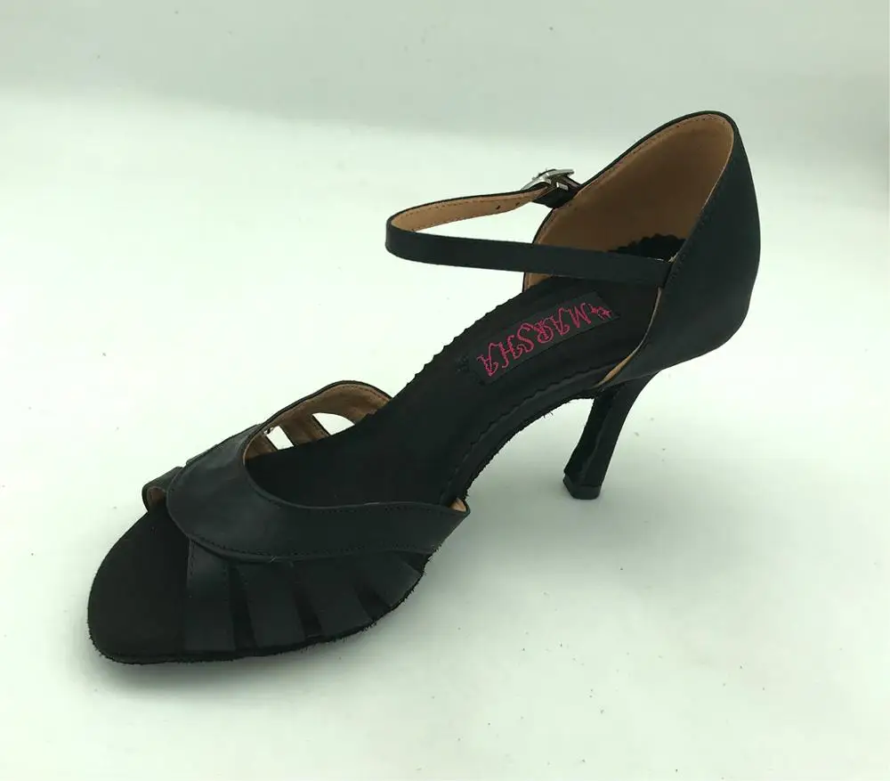 Fashional and comfortable  latin dance shoes tango ballroom salsa shoes for women 6260BLK can customize the colour again