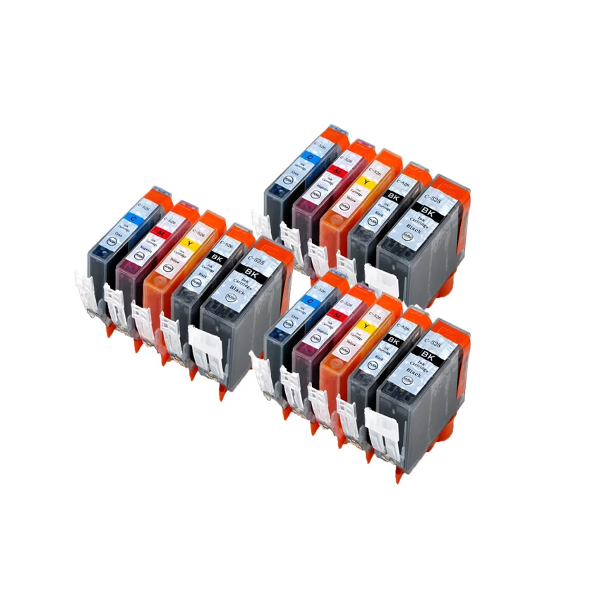 5set PGI525 CLI526  ink cartridge For canon PIXMA IP4850/IP4950/IX6550/MG5150/MG5250/MG5350/MX715/MX885/MX895