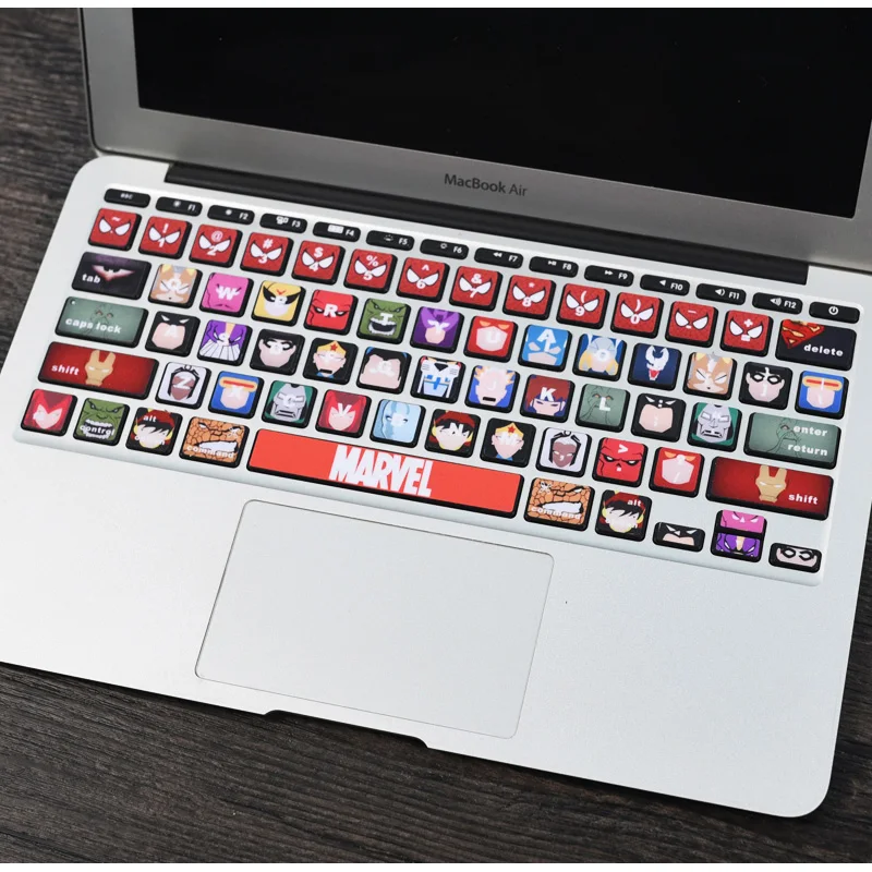 Suitable for Macbook Air13 Pro15 keyboard cover letter translucent keyboard sticker M1 Air independent sticker keyboard cover