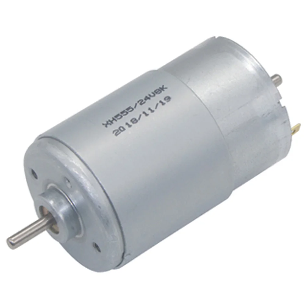 Micro Double Shaft DC High Speed Motor 24V 8000RPM Reversed Carbon Brush High Power DC Motors Use For Robot Toys Smart Device