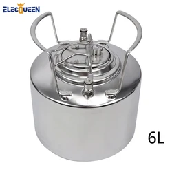 Stainless Steel 304 Beer OB Keg 6L with Ball Lock Cornelius style Fitting Pepsi kegs and soda wine barrel with Metal Handles