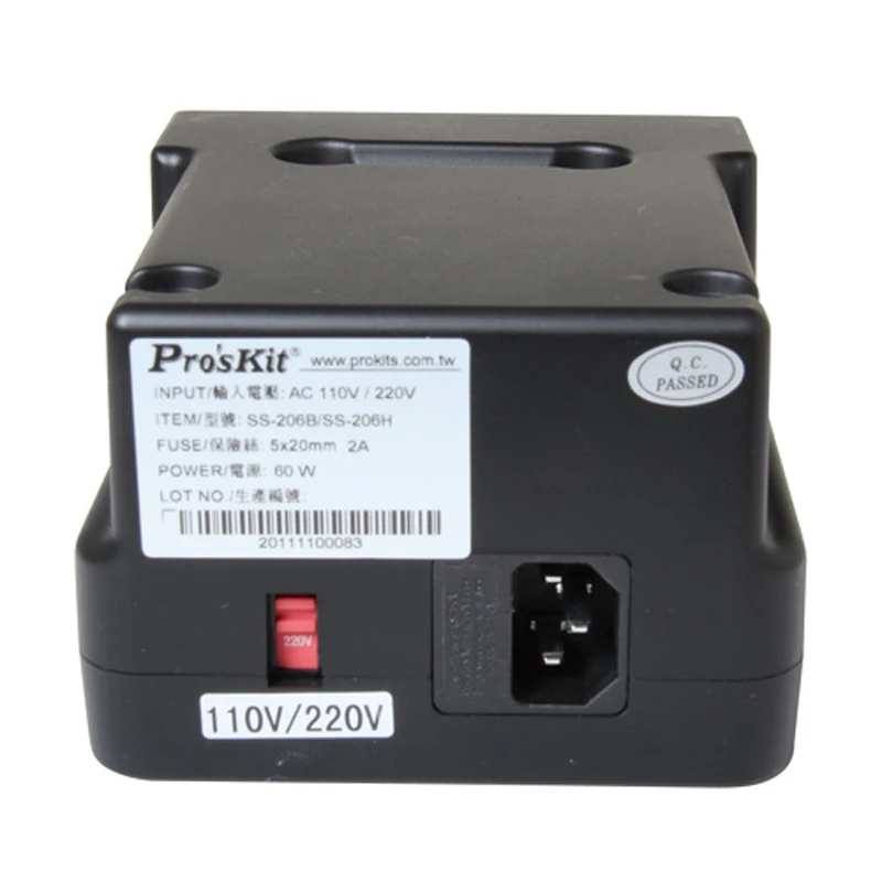 soldering iron 220v 110v SS-206H 60W 200-480C Soldering Station Adjustable Temperature Electric Iron Welding Rework Repair Tool