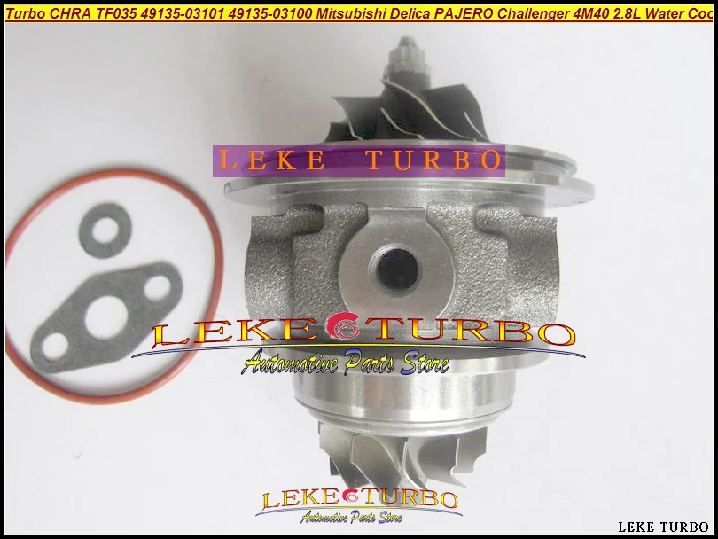 Free Ship TURBO Cartridge CHRA TF035 49135-03101 49135-03110 Water Cooled Turbocharger For Mitsubishi PAJERO Delica 4M40 2.8L D