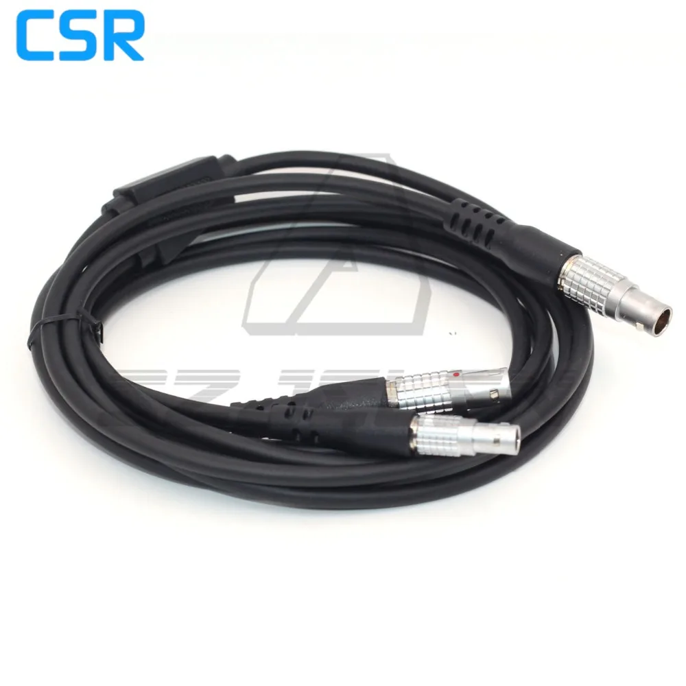 8 دبوس إلى 1b 5 Pin و 0B 5 Pin لكابل الطاقة من النوع Leica GEV186 Y توصيل المحطة الإجمالية مع مضيف GPS وGEB171 #6