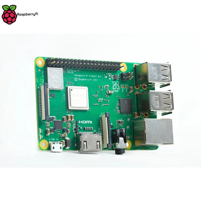 Original Raspberry Pi 3 Model B+ RPI 3 B plus with 1GB BCM2837B0 1.4GHz ARM Cortex-A53 Support WiFi 2.4GHz and Bluetooth 4.2