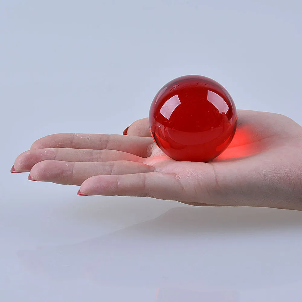 1pcs 50mm Crystal Ball Asian Quartz Clear 5cm Glass Ball Sphere K9 First Grade AAA Divination Quartz Glass Ball Home Decor