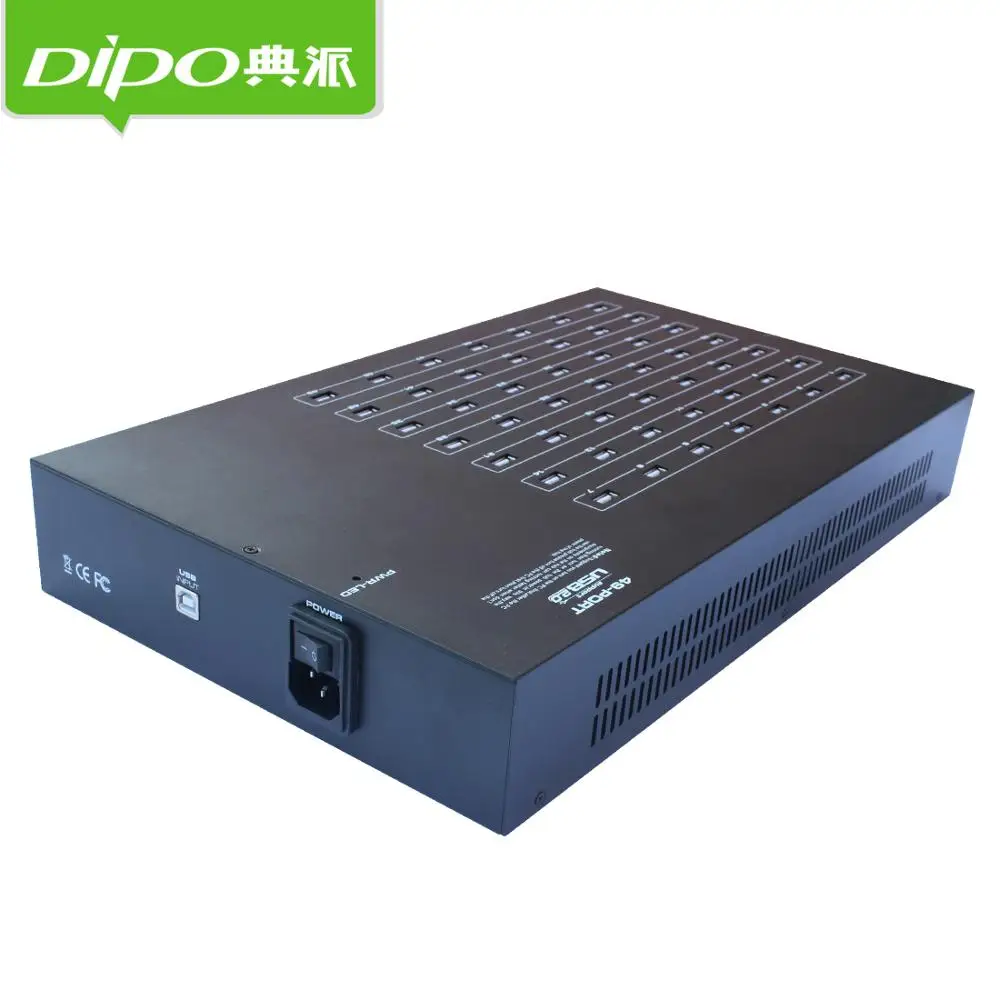 

Dipo 49 port 2.0 USB hub group control computer interface expansion converter, bitcoin built-in 5V 40A power adapter