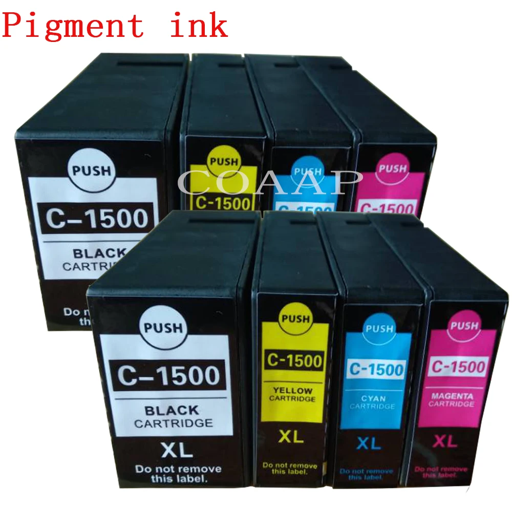 Compatible pigment ink For Canon PGI 1500 1500XL MAXIFY MB2050 MB2000 MB2300 MB2350 MB2357 MB2750 printers Cartridge with chip