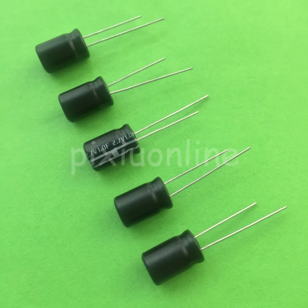 5pcs J469Y 2.7V 1F Super Capacitor High Capacity Power Density Double Layer Capacitor DIY Circuit Parts