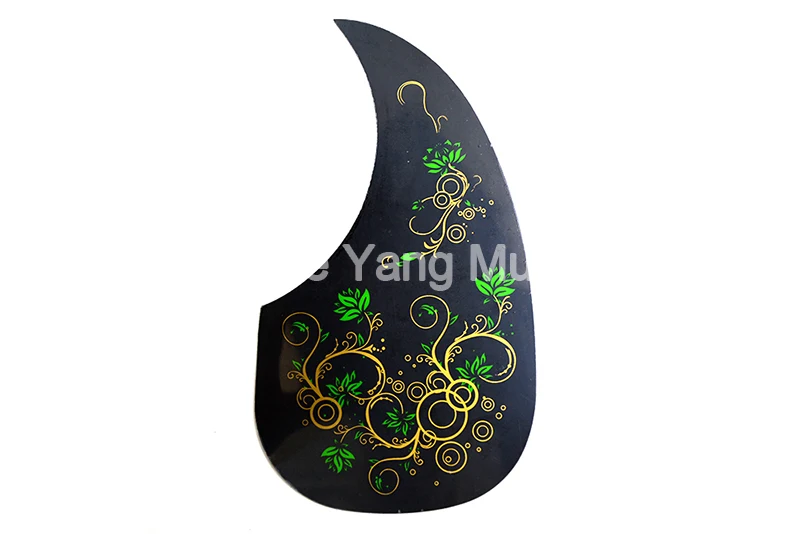 

5pcs Black Flower Decoration 40" 41" Acoustic Guitar Pickguard Black Peel and Stick Adhesive Back Guitar Necessities Wholesales