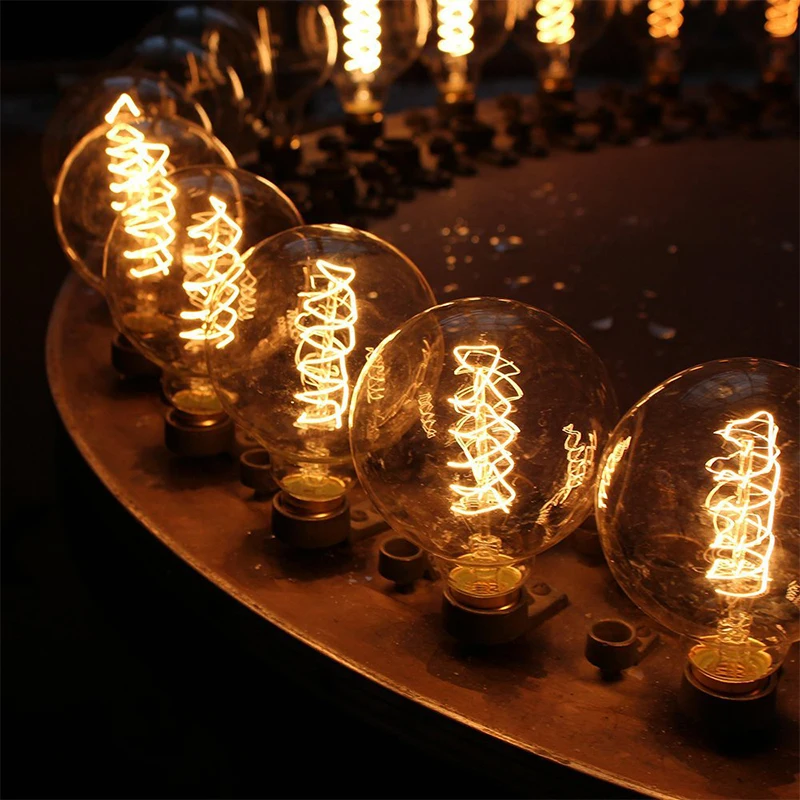 Edison Bulb E27 220V 40W ST64 G80 G95 T10 T45 A19 Retro Ampoule Vintage Incandescent Bulb edison Lamp Filament Light Bulb Decor