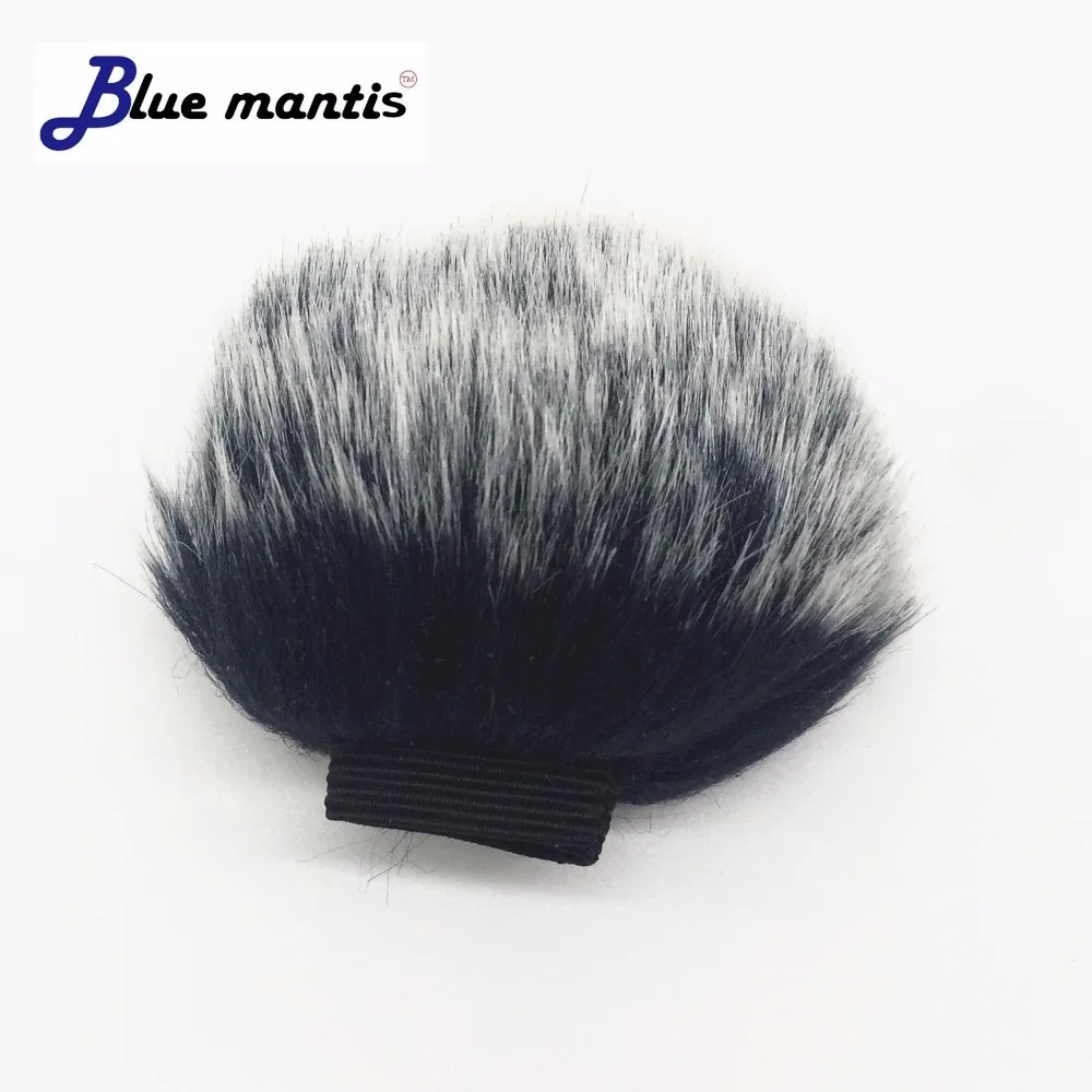 Parabrisas exterior de pelo Artificial para Shure MV88PLUS, Mantis azul, parabrisas de gato muerto para cubierta de micrófono