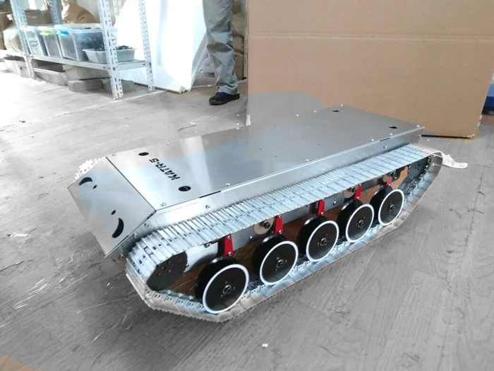 

Updated S5 PRO Inspection Robot Smart Tank Car Chassis With All Metal Structure EOD Robot Manned Fire Platform Caterpillar Track