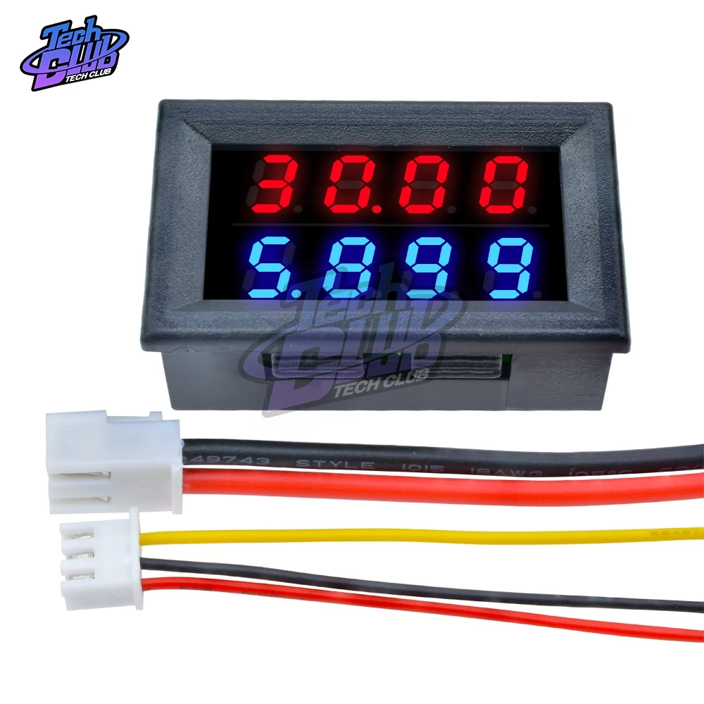 100V 200V 50A 10A Digital Voltmeter Ammeter High Precision Measuring Instrument 5-Wiring 4 Bit Accurate Voltage Current Meter