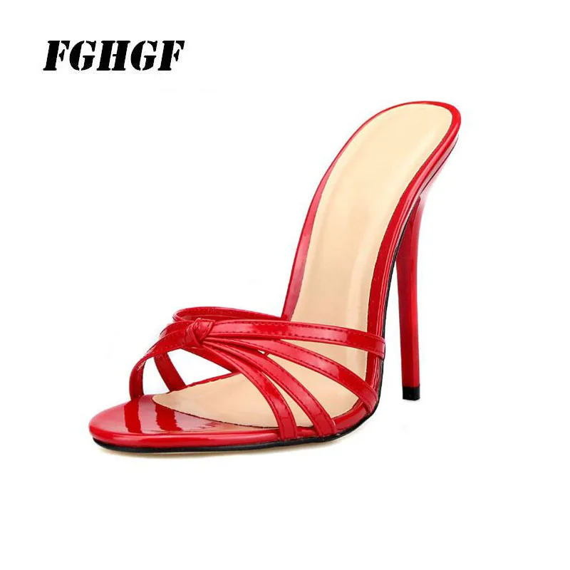 

High Heel Shoes Walking Show Women'S Shoes 13 Cm Banquet Wedding Sexy High Heel Sandals Size Women'S Slippers Size 37-50