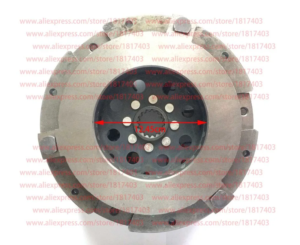 FT250.21B.011 Complete clutch assembly with PTO clutch disk, FOTON Tractor parts, FT 250 / 254