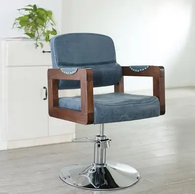 European barbershop chair. Retro hair chair1 Can be inverted clipping chair