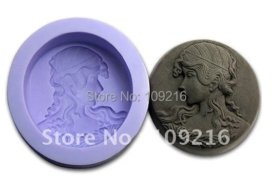 wholesale!!!1pcs Sleeping Beauty (R1001)  Silicone Handmade Soap Mold Crafts DIY Mold