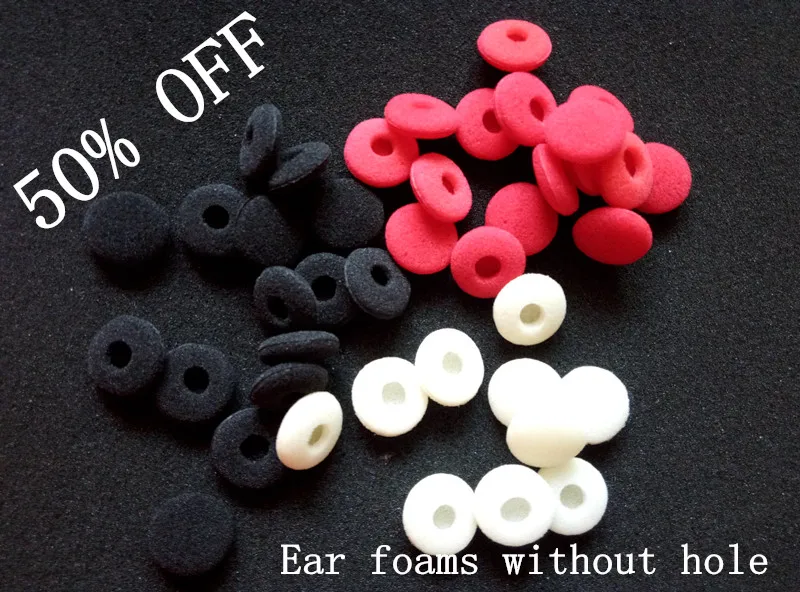 ear foam earphones sponge 50pairs 3colors