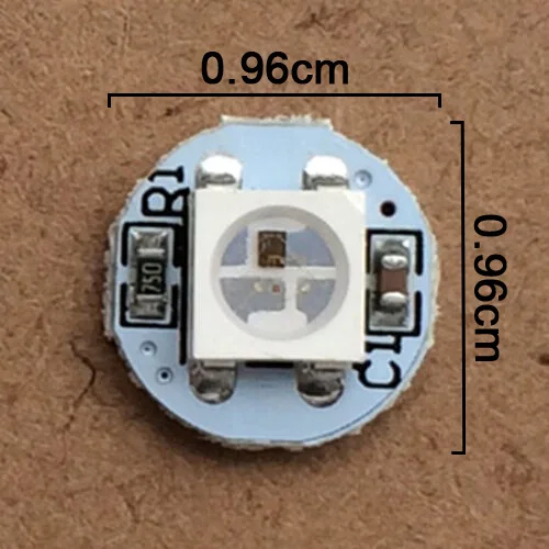 WS2812B Matrix 4-Pin WS2812 LED Chip & Heatsink 5V 5050 RGB WS2811 IC Built-in 10~1000pcs(100pcs/board)