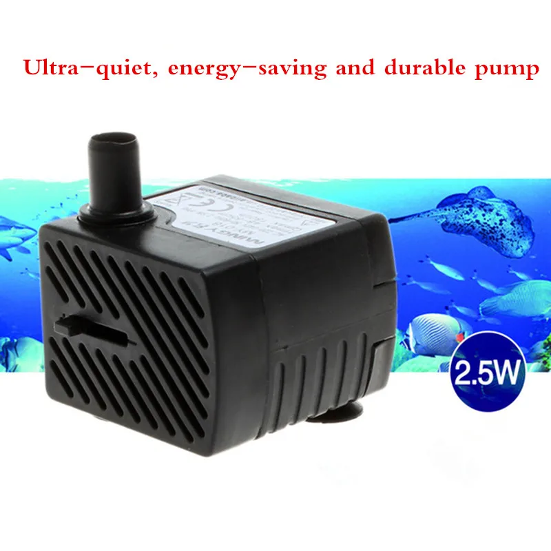 

MY-018 Mini Submersible Pump Water Pump Safety Static Process 2.5W Lift 0.55M