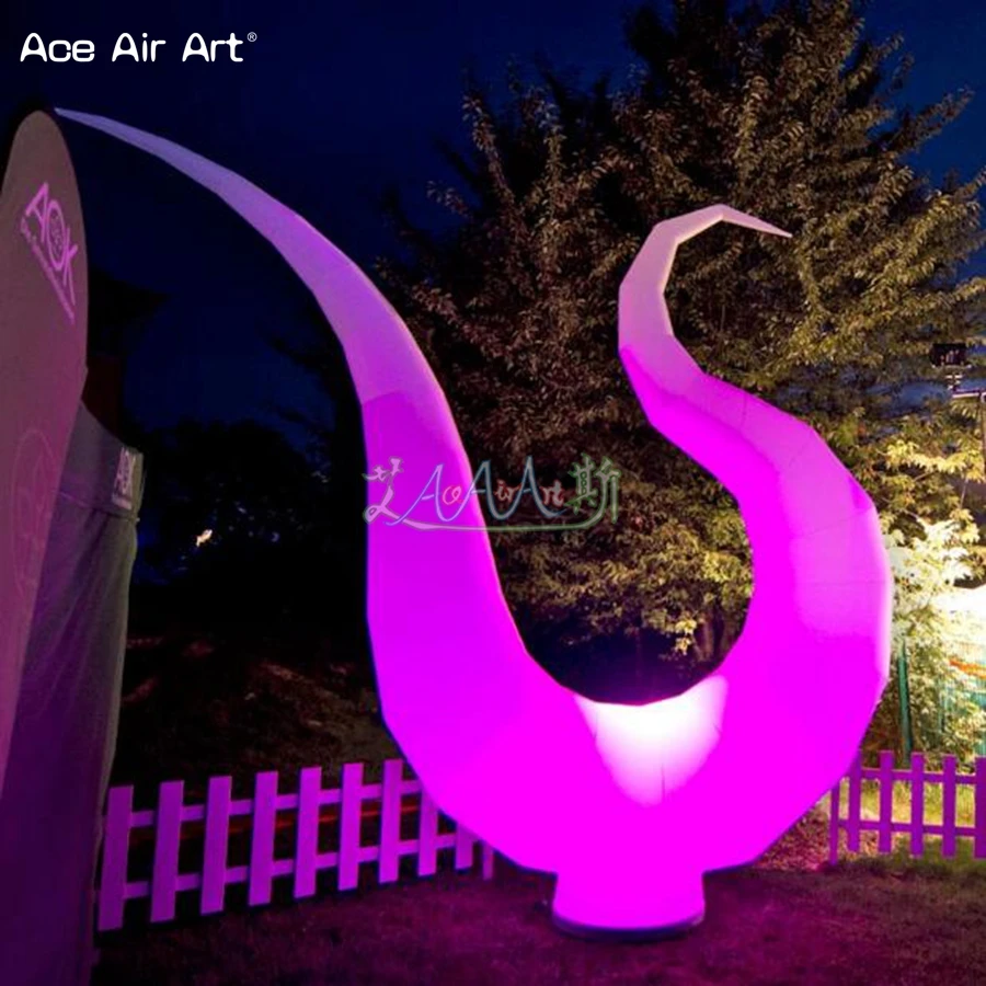 Amazing Abstract Artistic Form Inflatable Bird Standing Bird Like Sculpture for Event and Yard Decoration