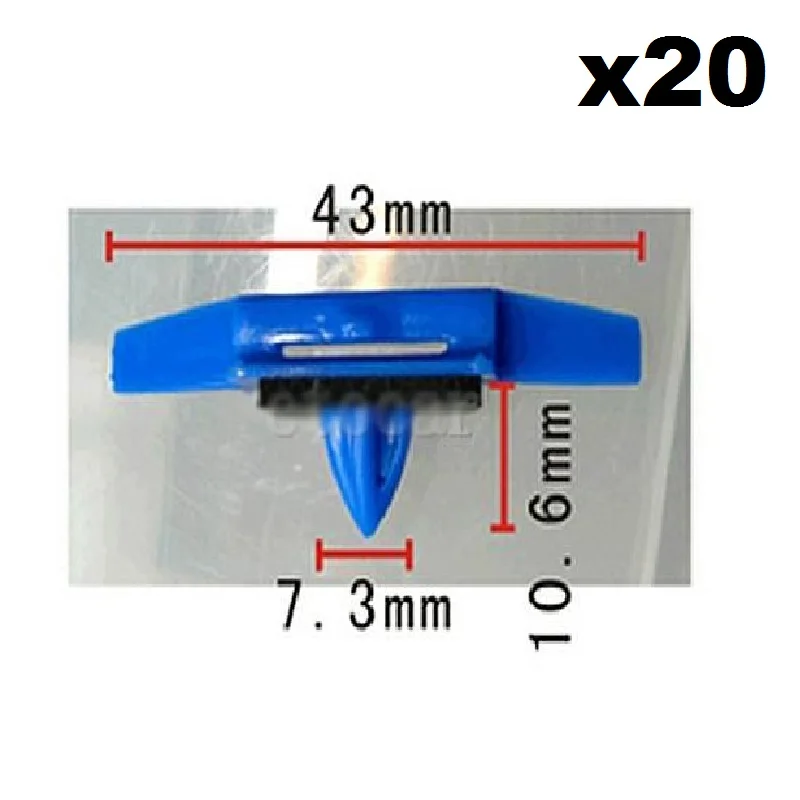 20Pcs For Honda Nyl…