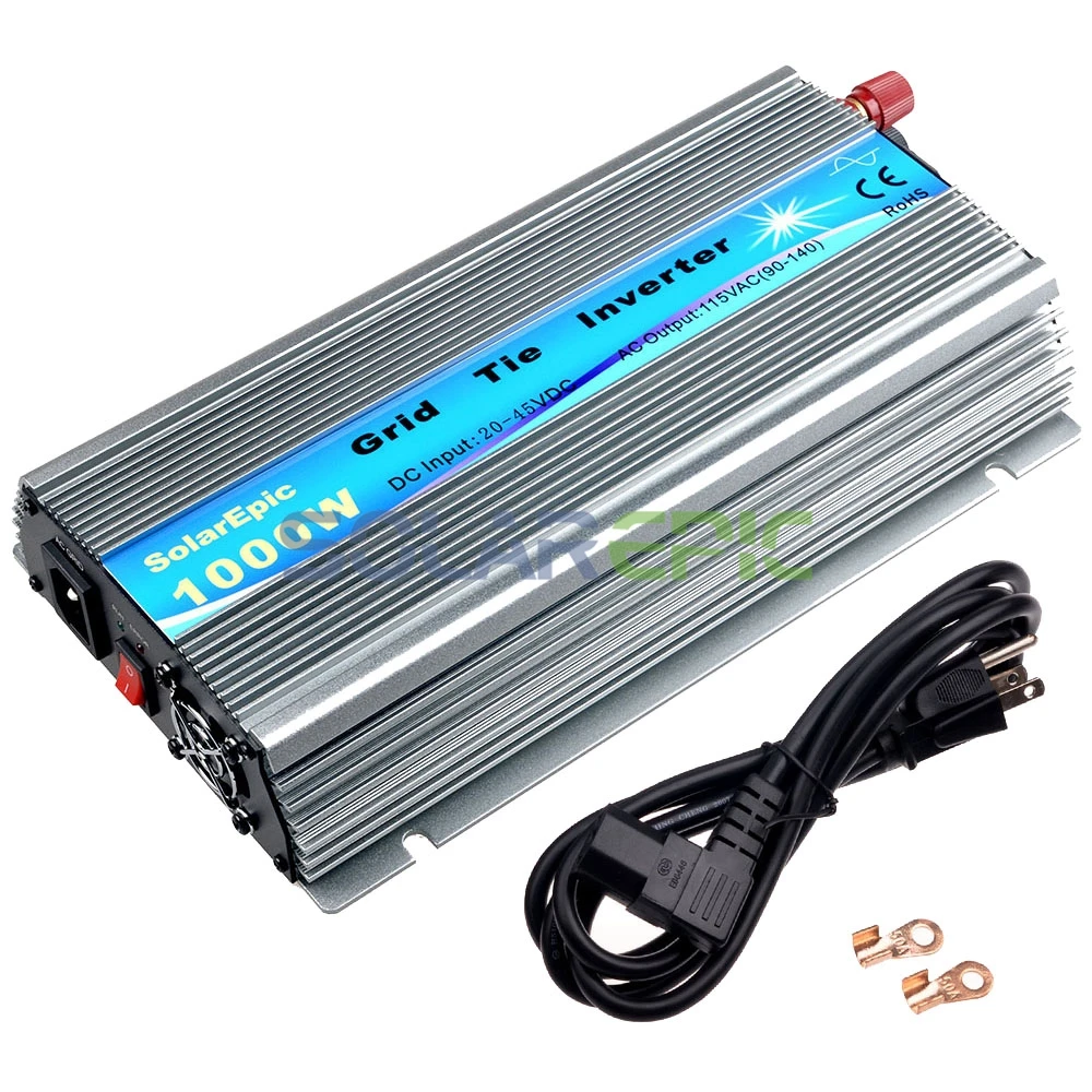 1000W Grid Tie Inverter DC18V/24V/36V to AC110V/220V MPPT Pure Sine Wave Inverter Use For Solar Panel 1000W Inverter CE