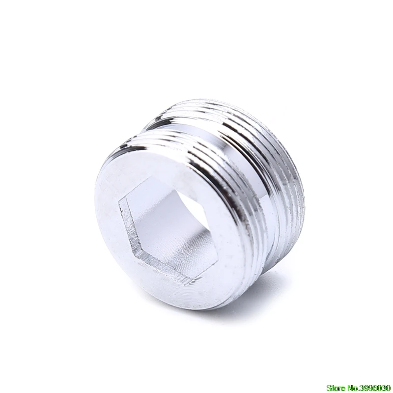 

Solid Metal Adaptor Outside Thread Water Saving Kitchen Faucet Tap Aerator Connector 22mm