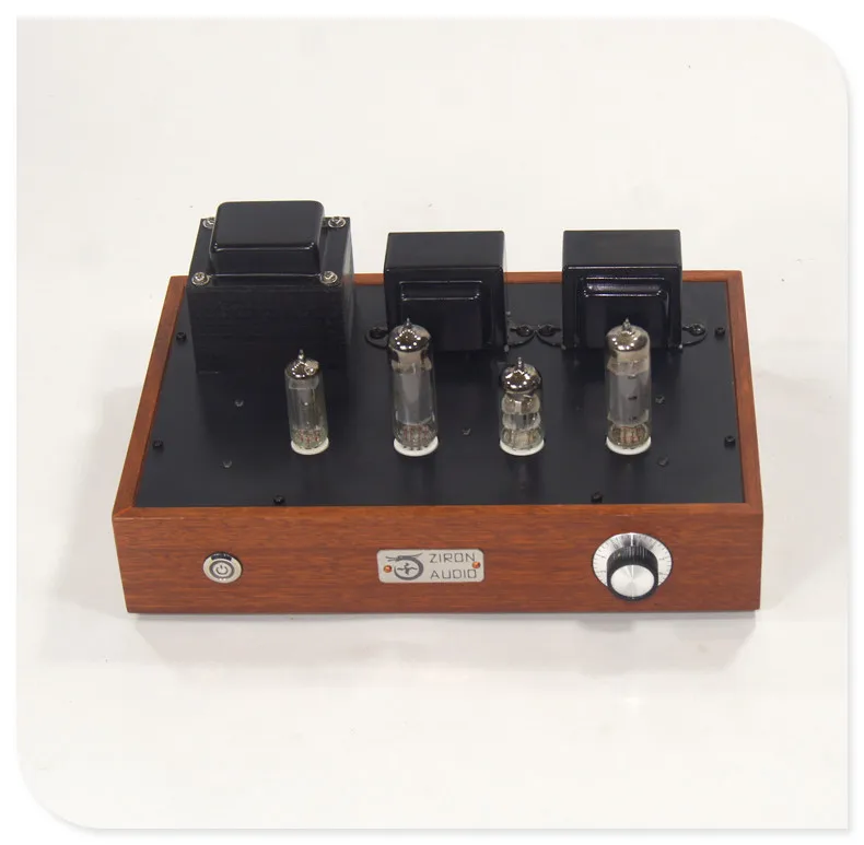 

Log Wooden shell 6N11+ 6P14 / EL84 3.8W+3.8W tube amplifier 6Z4 tube rectification HiFi Stereo Audio Power Amplifier