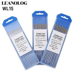 Électrode Tungste à tête dorée, Tig Tungsten illac, le plus récent, broche à souder, 1.6mm, 2.0mm, 2.4mm, 3.0mm, 3.2mm, 4mm x 150mm, 10 pièces