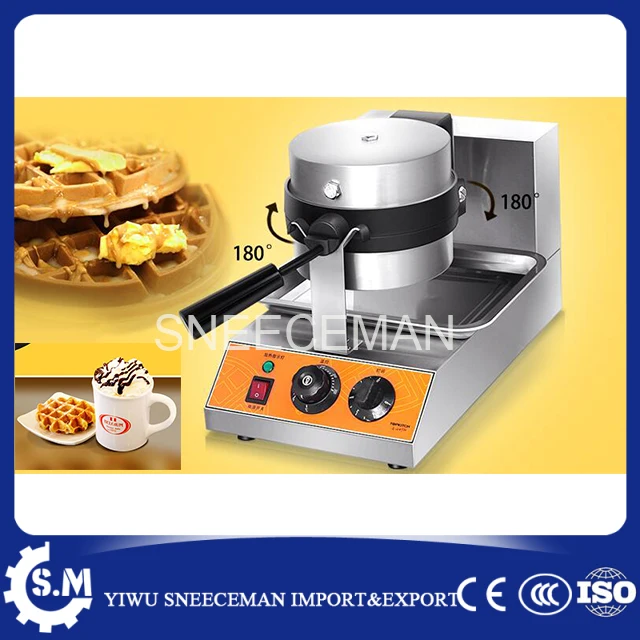 stainless steel rotary waldorf biscuit machine Non-stick pot waffle making maker machine