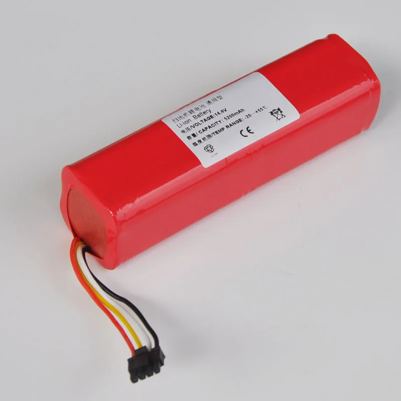 14.8V Li-ion Rechargeable Battery Pack 5200mAh 14.4V for Xiaomi Stone Roborock S50 S51 S55 Mijia Gen Vacuum Cleaner Robot