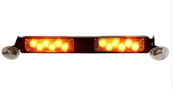 High intensity 12W Led Car Windshield Strobe Warning light,dash Emergency light,Police Warning light,11flash pattern