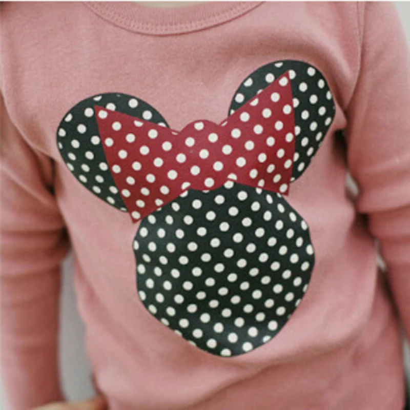 Fashion Baby Kid Long Sleeve Cat Shirt Tops Clothes Girls Blouse Spring and Summer Autumn Cartoon Kids T-shirt