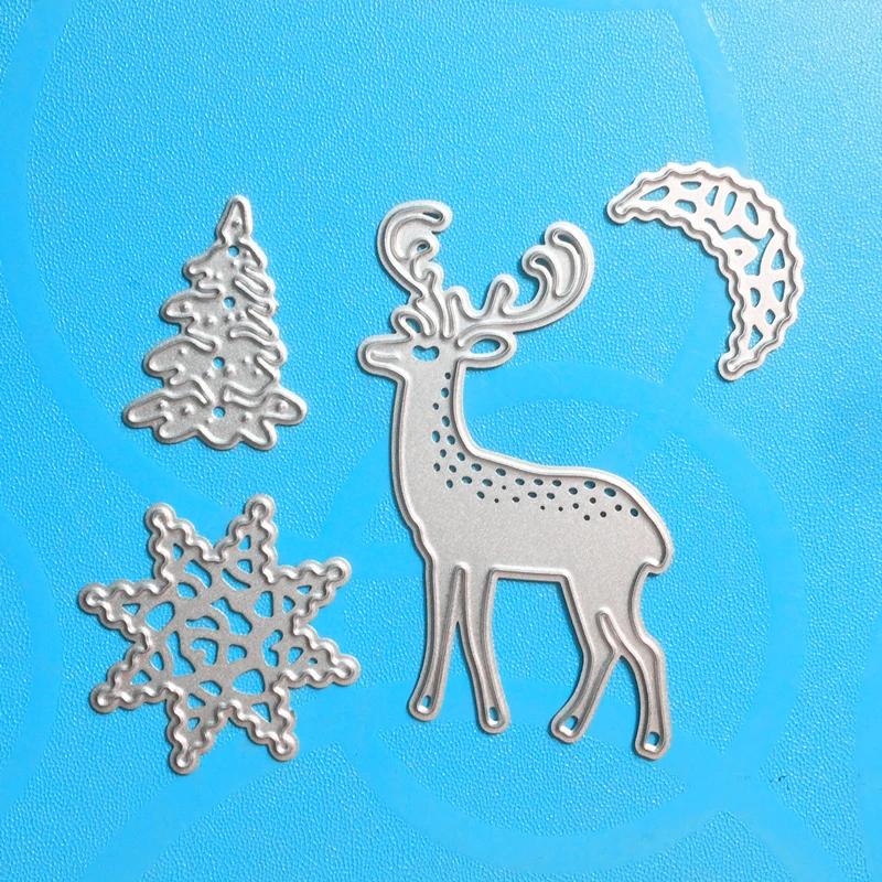 

YLCD964 Christmas Things Metal Cutting Dies For Scrapbooking Stencils DIY Album Cards Decoration Embossing Folder Craft Die Cuts