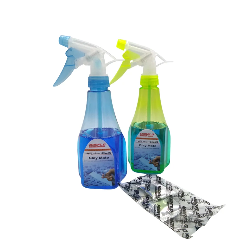 Marflo Car Wash Clay Lubricants Blue Green Bottle Clay Mate For Magic Clay Pad Towel Mitt Block Brilliatech BT-2017