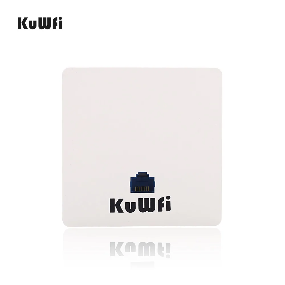 KuWFi 300mbps Wireless Router Indoor in-wall Wireless Access Point  Wireless AP Router Support 20users