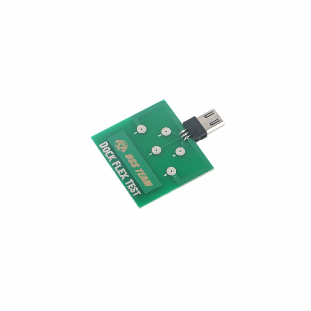 1Pc Micro Usb 5 Pin Pcb Test Board for Android Mobile Phone Battery Power Charging Dock Flex Test Tools