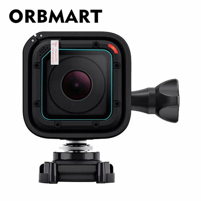 ORBMART Anteriore Lente In Vetro Temperato Protezione Dello Schermo Della Copertura di Caso Per GoPro Go pro Hero 4/5 Hero4 Hero5 Sessione Macchina