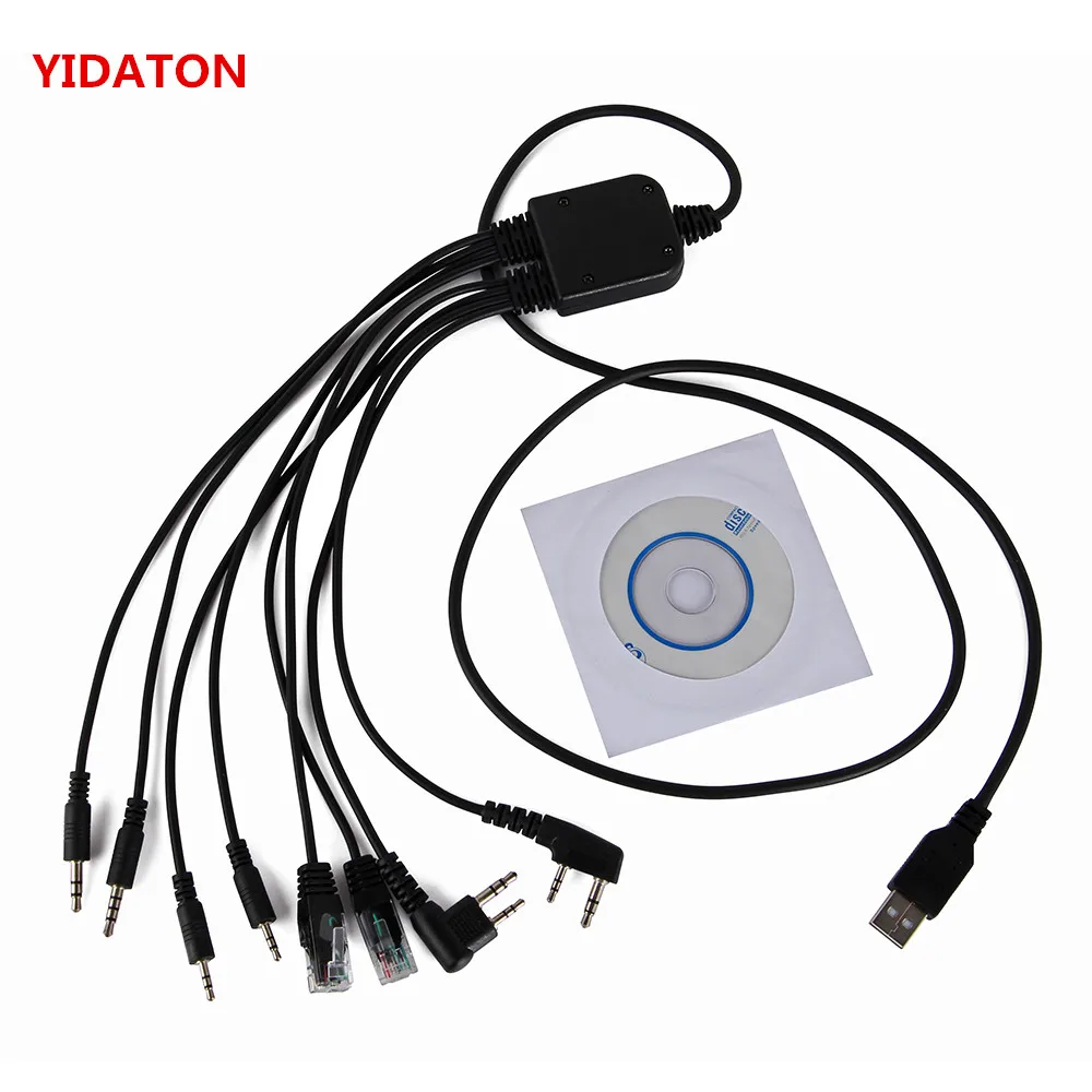 

Multi-function programming cable walkie talkie baofeng uv 5R UV 82 888s for kenwood for IC hytera for motolora program cable