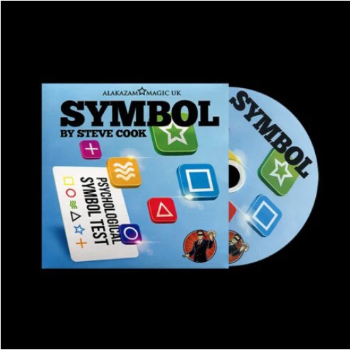 Symbol (DVD and Gimmick) By Steve C - Magic Tricks,ESP Prediction,Card,Close Up,Mentalism Magic Card Coin Magic Props,Illusions