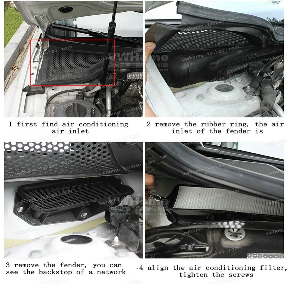 Para mqb plataforma golf 7 MK7 Tiguan L MK2 Touran L Octavia con externa aire acondicionado filtro mqb A3